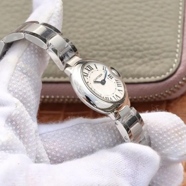 Cartier blue balloon watch small watch front view