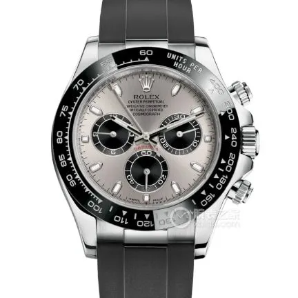 BT Daytona Rolex Watch Luminous Gray Plate Rubber Model M116519ln-0027