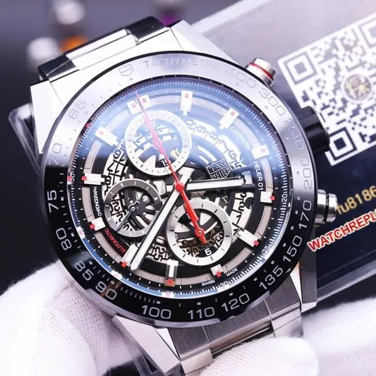 xf factory TAG Heuer hollow Carrera racing hollow watch steel bracelet clasp picture