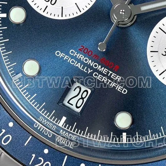 ZF FactoryTudor Biwan super cloneblue dialchronographsteel bracelet model M79360front live photo
