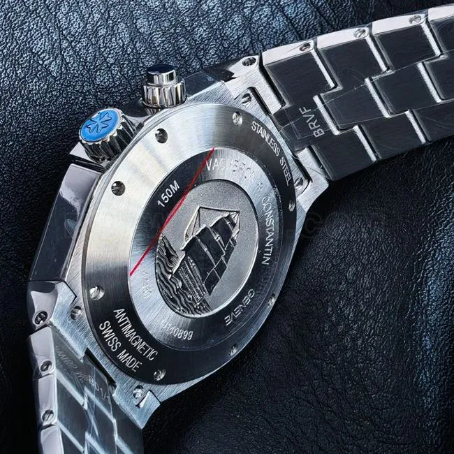 The best replica watch KR factory Vacheron Constantin travels all over the world blue dial47450front live photo