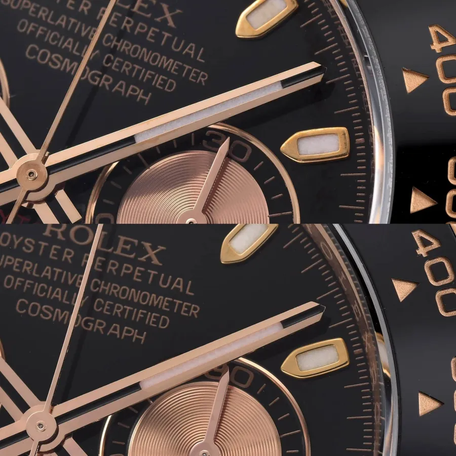 Factory C Daytona116515 Authentic and Fake Comparison Evaluation Rolextop-tier Table Appearance Comparison Chart