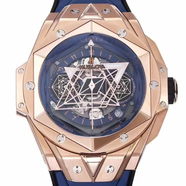 Hublot Top Blue Dial Tattoo II Men's Watch Buckle Image