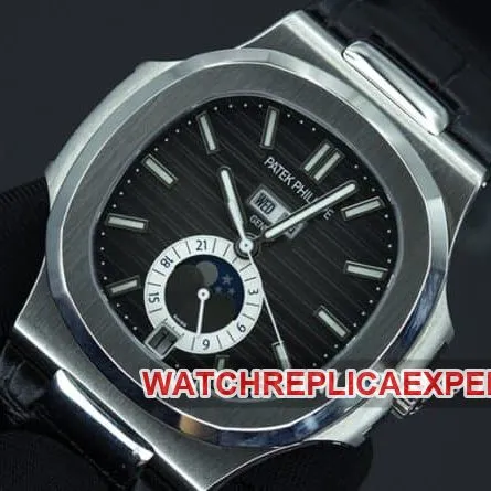 GR factory Patek Philippetop-tier watch Nautilus annual calendar watch 5726 series automatic movement front view