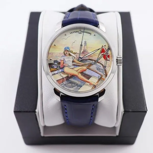 Athens high-quality gilt classic series watch 3202-136LE-2/MANARA.02 front view