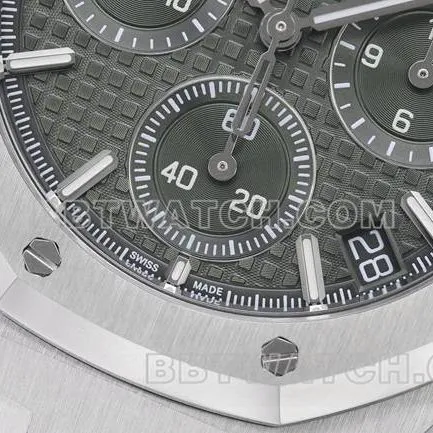 collectible Watches ZF Factory Royal Oak Audemars Piguet Gray Plate Mechanical 26240 Front Actual Picture