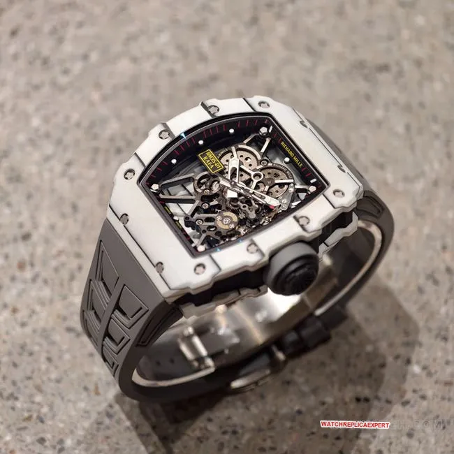 watch Richard Mille hollow dialRM35-01 front live photo