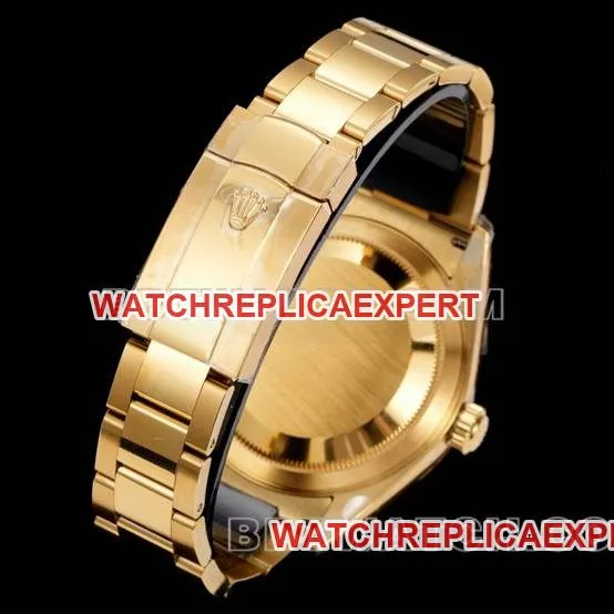 AR+ factory top-tier watch Rolex Navigator gold plate machinery yellow gold steel braceletfront live photo