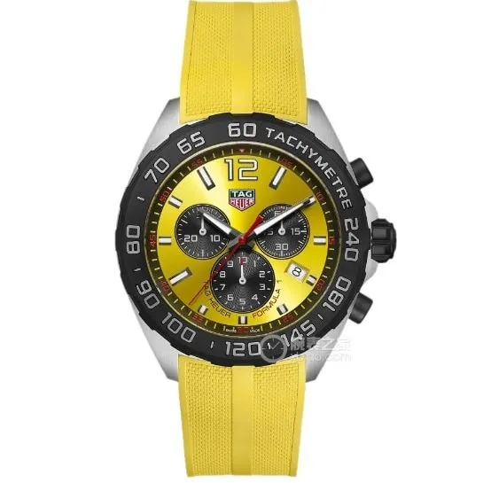 TAG Heuer F1top-tier 1:1super yellow plate chronographCAZ101AM.FT8054front live photo