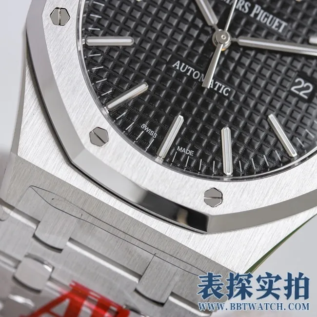 OR factory Audemars Piguet top black plate Royal Oak Ap15400st watch_how much_pictures_workmanship how positive
