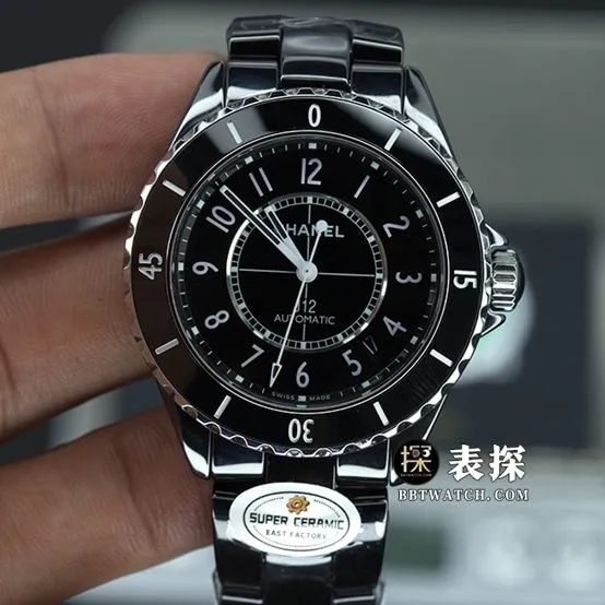EAST factory ChanelJ12top-tier 1:1high-quality watch ladies black dialsteel bracelet model pictures and prices front live photo