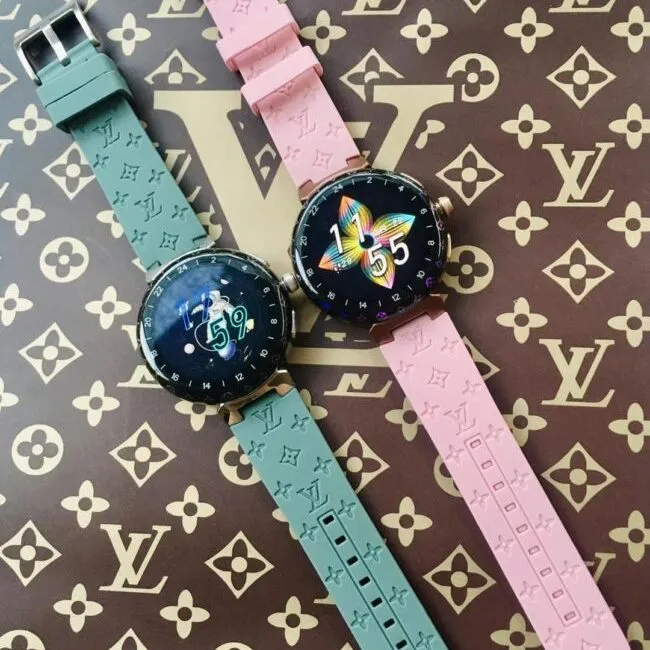 Factory LV 3rd Generation Silicone Men's Watch Front View