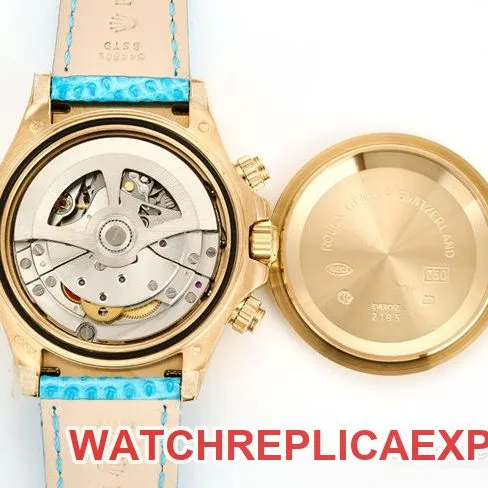 1:1replica watch RolexDaytona blue mother-of-pearl disc diamond bezel116519side live photo
