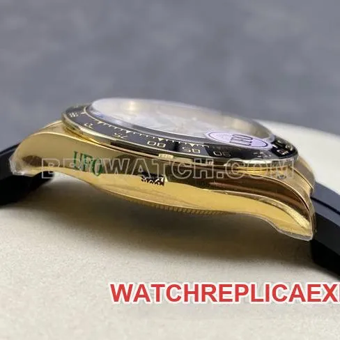Rolex Daytona UFO Factory Gold Case Meteorite Dial 4131 Mechanical Watch Buckle Real Shot