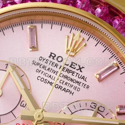 top-tier watchPPM factoryDaytonaRolex pink platemoissanitediamond bezel126538TROfront live photo