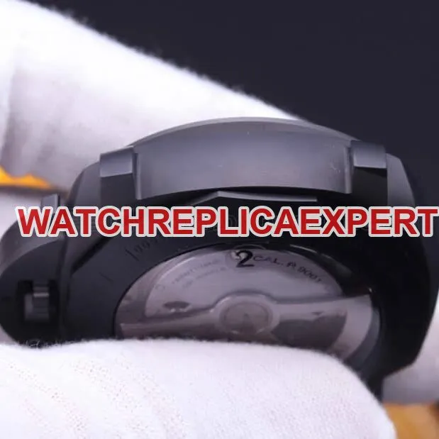 Paneraivs441 new braceletreplica watch review - super cool black warrior front view