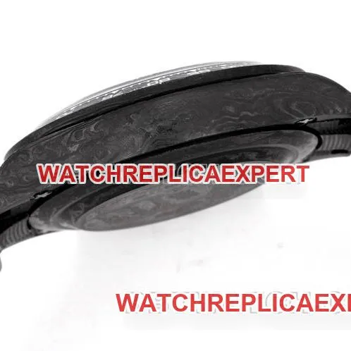watch TWF factory Rolex Daytona carbon fiber modified custom red front live photo