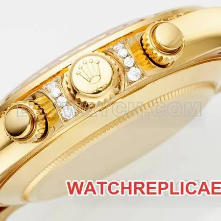 top-tier watchPPM factoryDaytonaRolex pink platemoissanitediamond bezel126538TROfront live photo