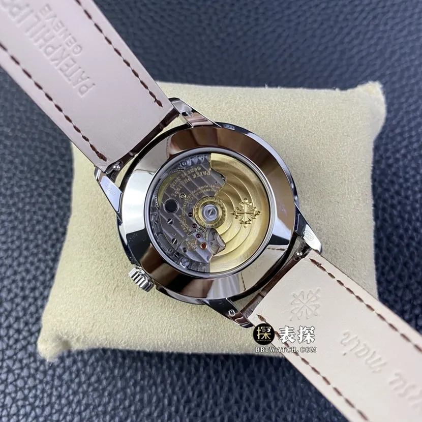 GR factory Patek Philippe super complex timepiece 5320G-011super watch men's rose gold disc leather strap model pictures and prices front live photo