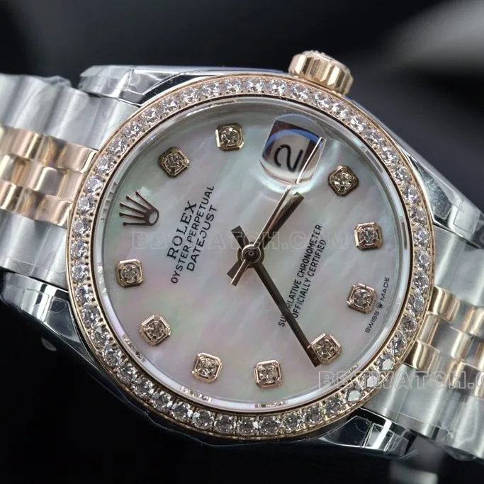 Rolex Top collectible watches GS Log 31 Women's Mechanical Bezel Diamonds