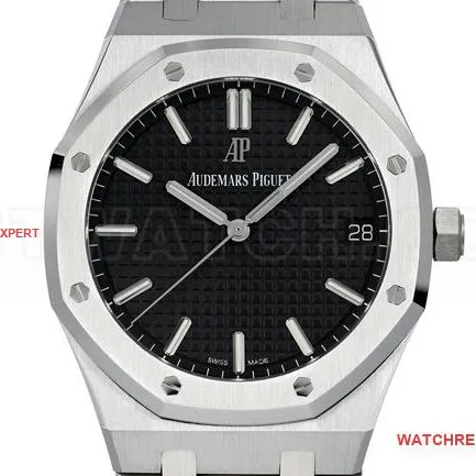 collectible watches ZF FactoryRoyal OakAudemars Piguetblack dial15500front live photo