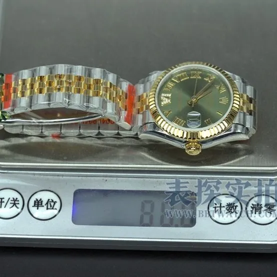 TW Factory Rolex Log 31mm Ladies Mechanical Watch Green Face Pictures and Prices