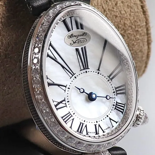 Breguet ladies watch ZF Queen of Naples series full diamond detail shots
