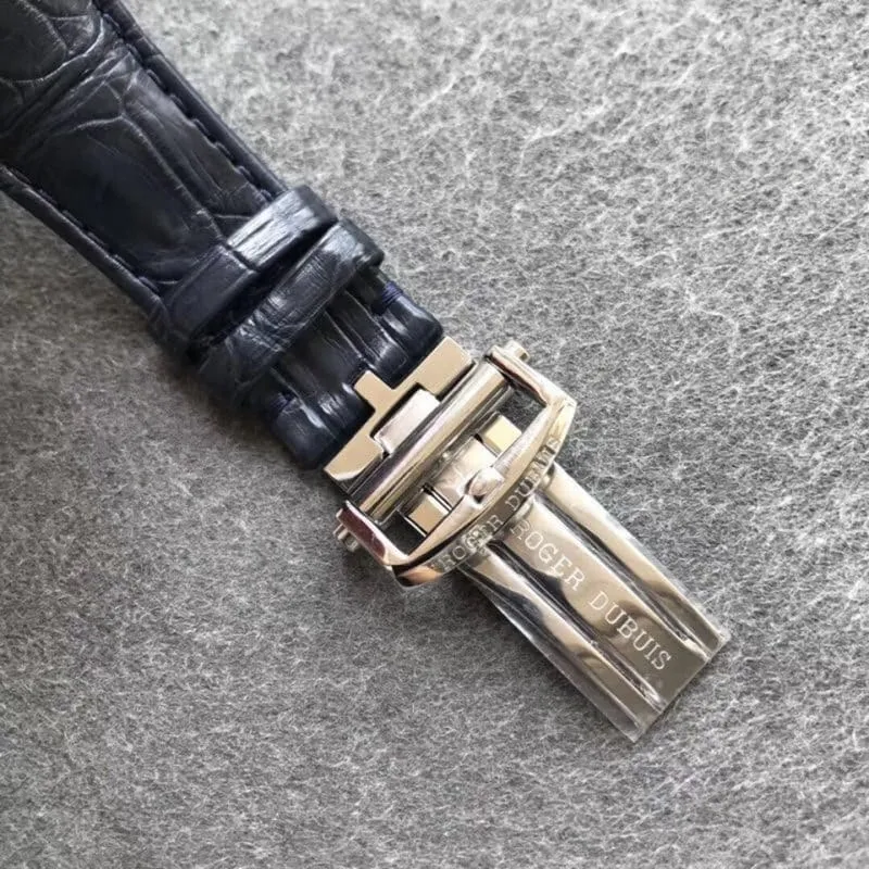 PF Roger Dubuis King Series DBEX0535replica watch genuine and fake review front view