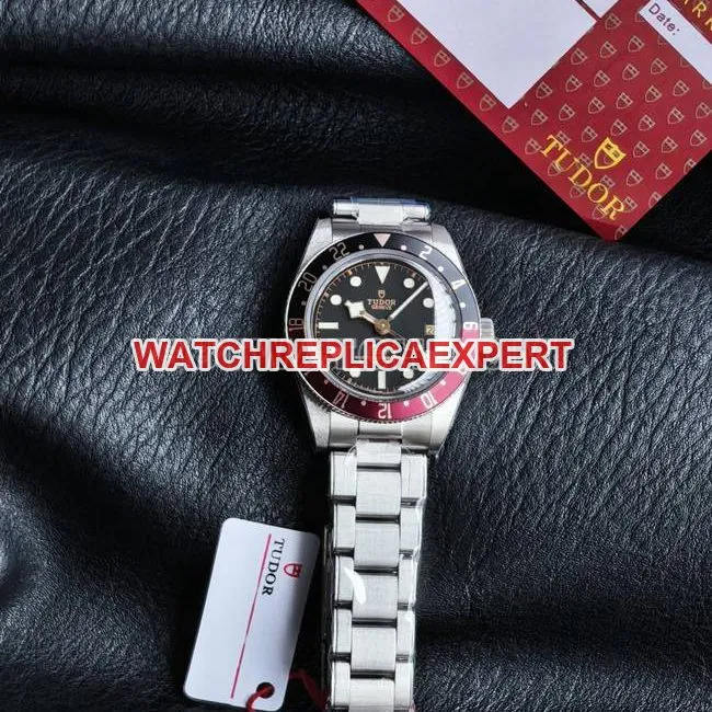 3CF factory top-tier watch Biwan Tudorblack dial black and red circle front live photo