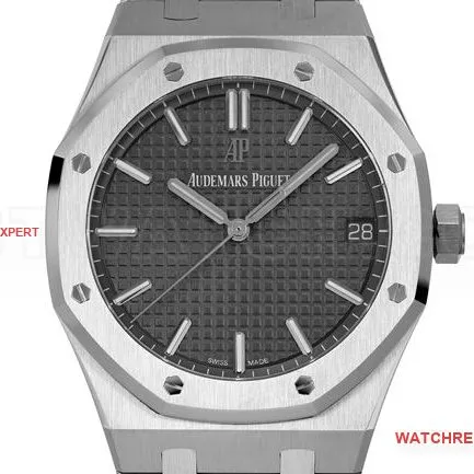 watch ZF FactoryRoyal OakAudemars Piguet gray plate 15500front live photo