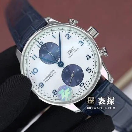 ZF factory Portuguese Universal collectible watches white plate belt model IW371620