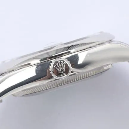 EW FactoryRolextop-tier watch men's green dial steel braceletDatejust36 series automatic movement watch back cover picture