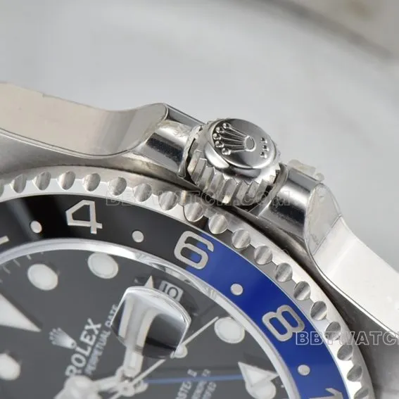 C factory RolexGMT-Master type top-tier Inter Milan circle m126710blnr-0003side live photo