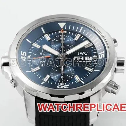 collectible watch APS factory marine timepiece IWCblue dial7750 mechanical front live photo