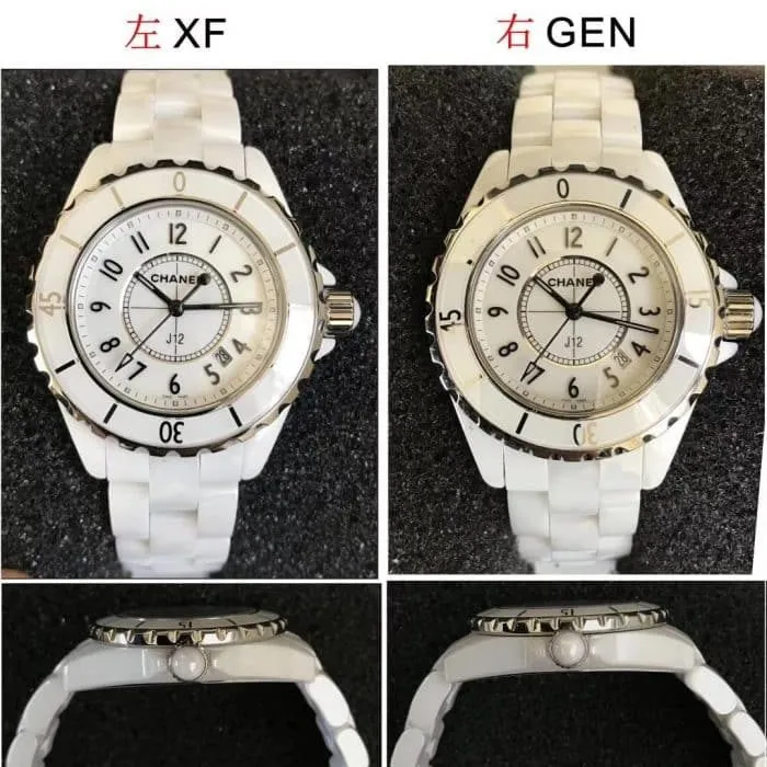 ChanelJ12 series fashion ladies' watchceramictop-tier watch authenticity comparison size chart