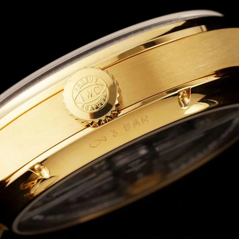 IWCIWCreplica watch Portuguese series annual calendar men's mechanical watch detail shots