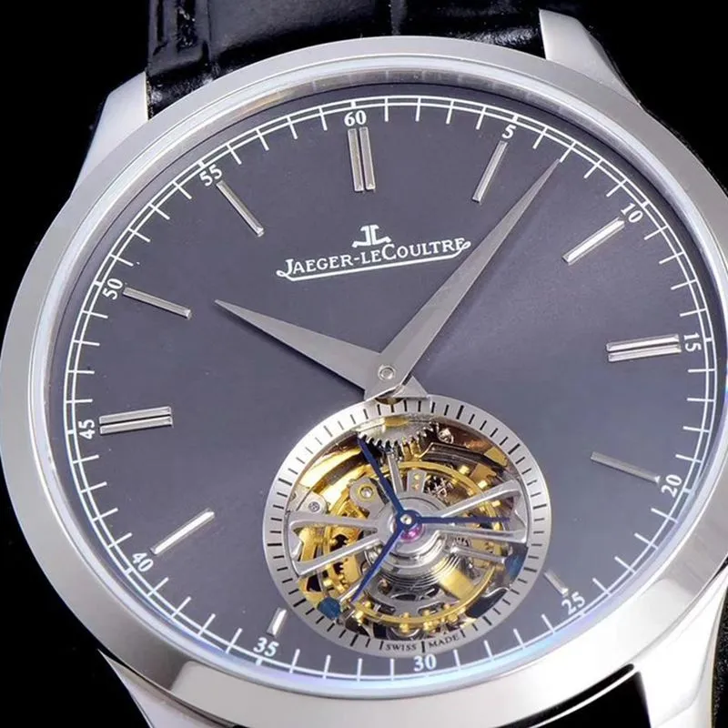Jaeger-LeCoultre watch master 1662451 series Cal798 automatic genuine tourbillon men's watch side view