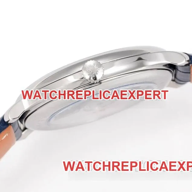 Longines watch XC factory famous craftsman blue dial diamond hour markers L888 mechanical movementleather strap caseback live photo