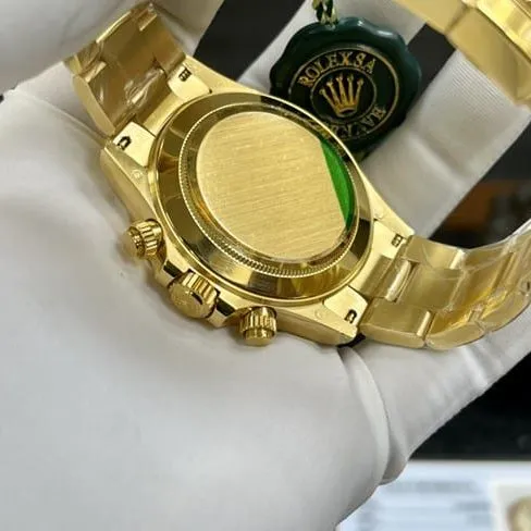 Rolextop-tier watch men's gold plate gold band Daytona series mechanical watch front view