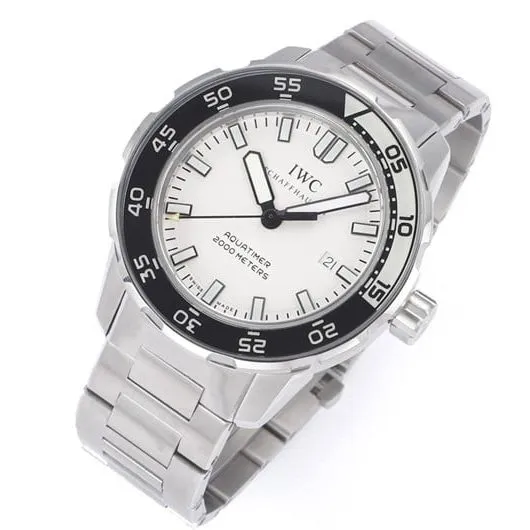 top-tier replicaIWC ocean series white minute hand steel bracelet watch clasp picture