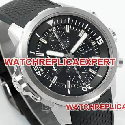 top-tier watch APS factory marine timepiece IWCblack dial7750 mechanical front live photo