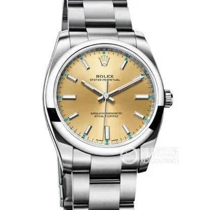 C Factory Oyster Perpetual movement Rolex collectible watches yellow disk steel strap models m124300-0004