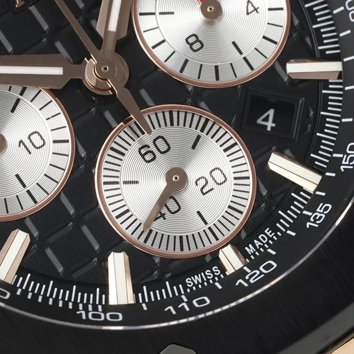 Audemars Piguet ceiling, apf offshore watch, front view