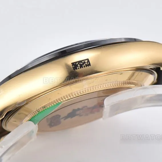 C Factory RolexDaytona1:1super clonewhite dialyellow gold rubber model m116518ln-0041front live photo