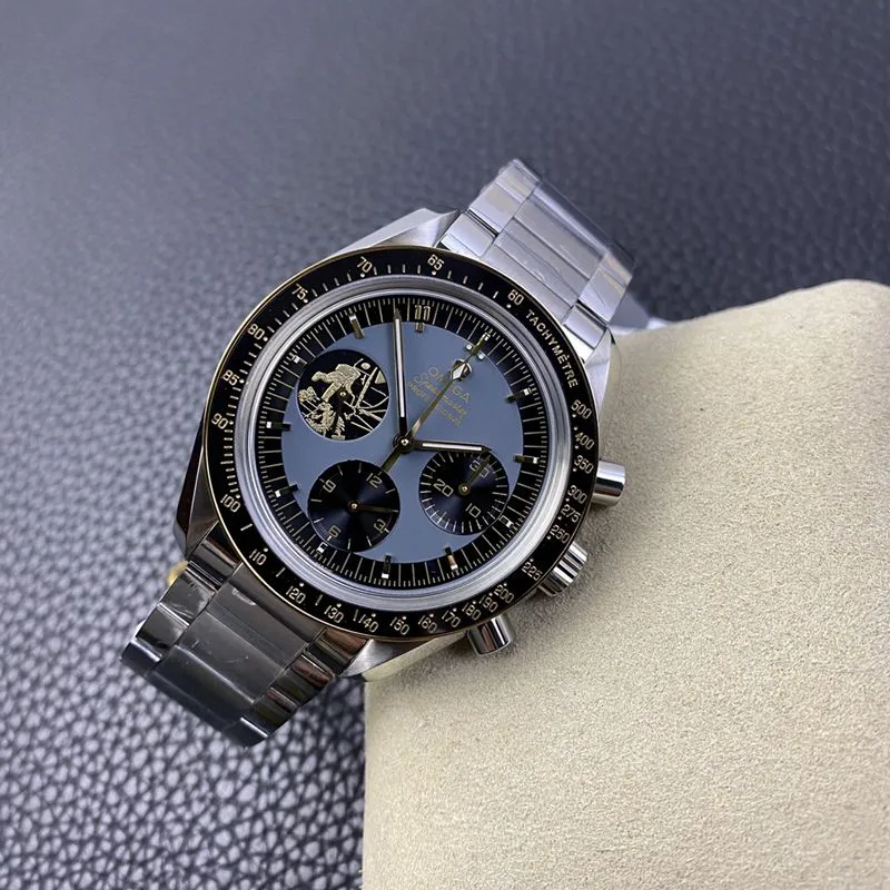 OM factory Omega watches Speedmaster Apollo 11 domineering men's mechanical watch front view