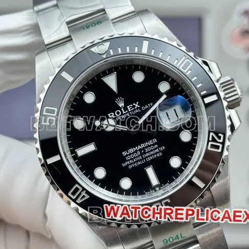 WKD Factory Rolex Submariner 41mm Black Dial 126610 Real Photo From the Front