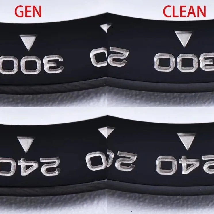 Factory C Daytonaceramic bezel real and fake comparison evaluation Rolextop-tier table bezel comparison chart
