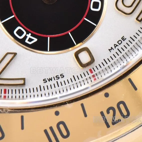 Factory C Rolex Daytonatop-tier 1:1high-quality gold panda plate 116523front live photo