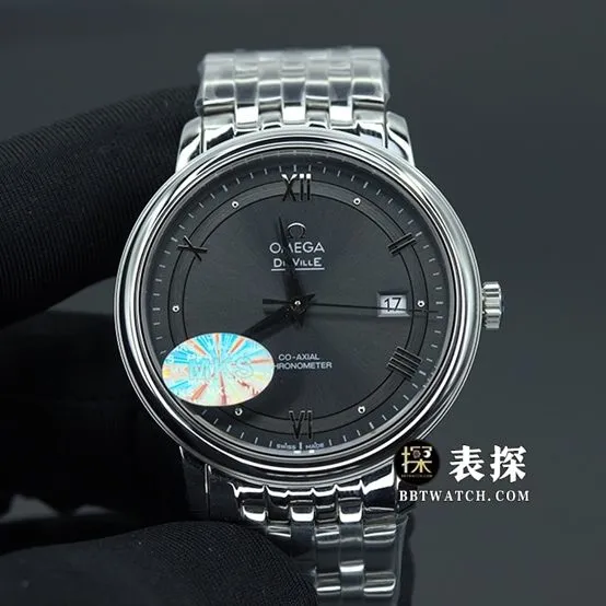 MKS FactoryOmega Diefei top-tier watch men's gray plate steel bracelet model pictures and prices front live photo