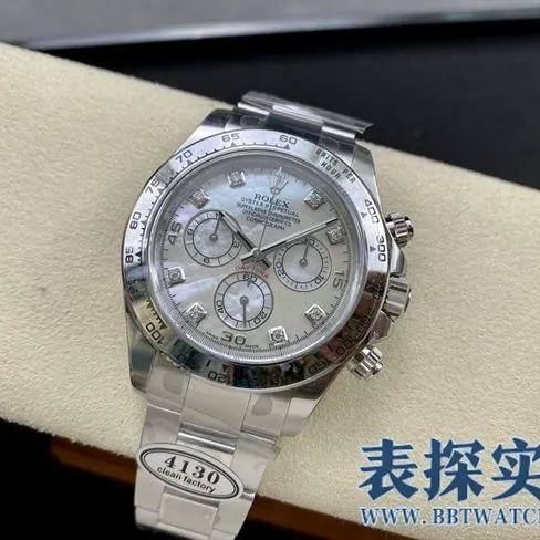 C factory Rolex moissanite real mica dialDaytonatop-tier _price_picture_how is the quality front